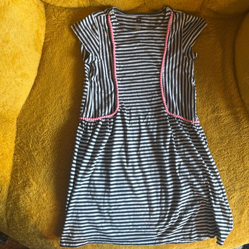 Tshirt pompom dress